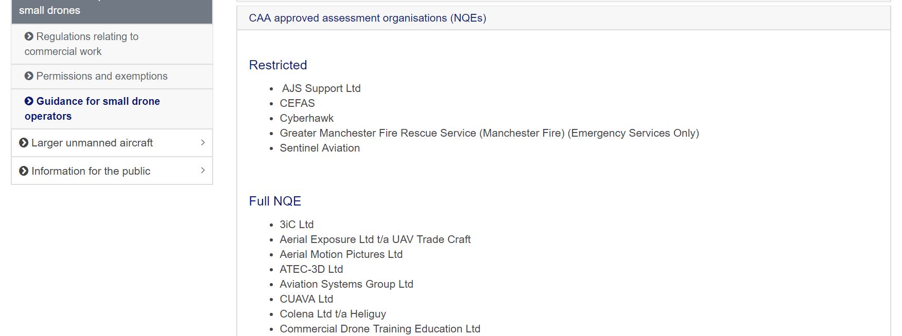 Caa commercial online drone licence